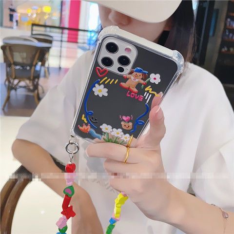 Ốp Điện Thoại Dẻo Nhiều Màu Kèm Gương Trang Điểm Cho Iphone 12 Pro Max 13 12 11 Pro Max 6 / 7 / 8 11 XR XS 7P 8Plus