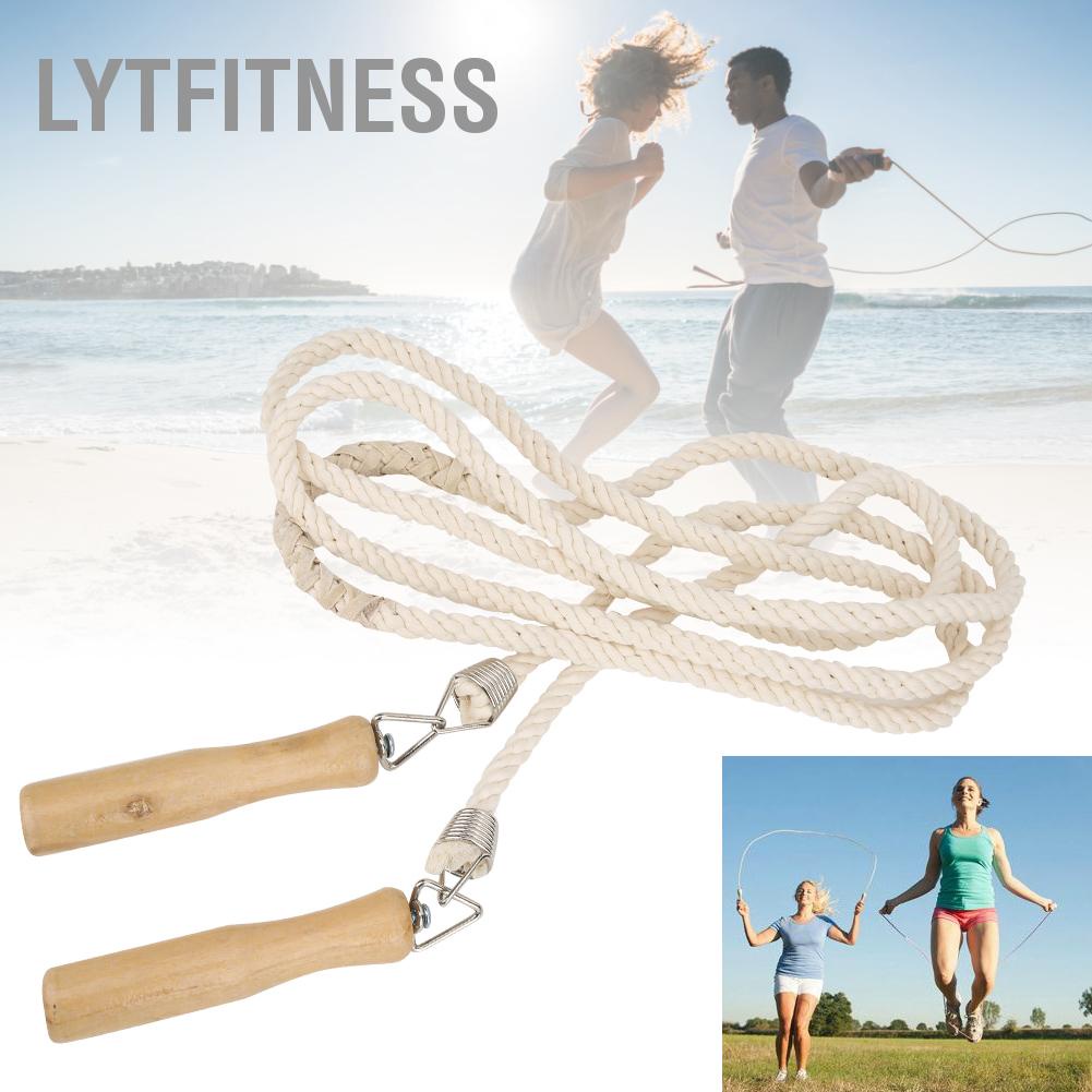 LYTFitness Tập Thể Nhóm Nhảy Dây Cotton Và Vải Lanh Dài Quay Tay Phụ K