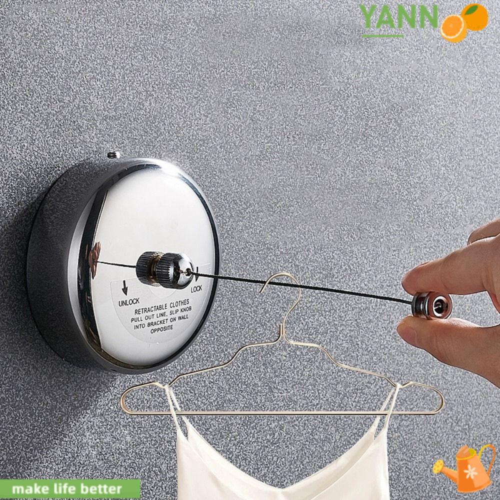 1 Móc Phơi Quần Áo Bằng Thép Không Gỉ Tiện Dụng Cho Gia Đình