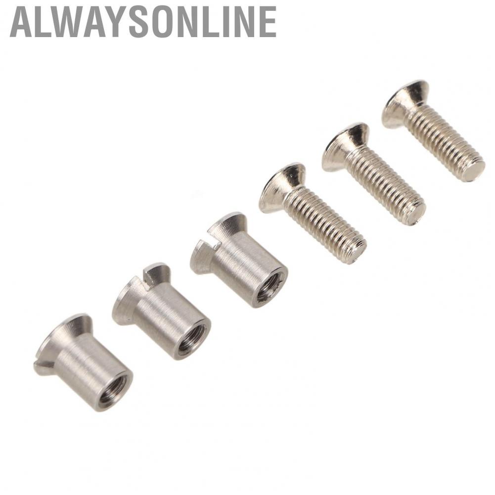 Alwaysonline Screw Set  3pcs High Hardness Universal Metal Trident for Reel To Tape Recorders
