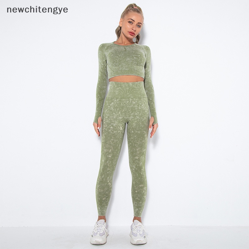 Nyy Mới Bộ Đồ Thể Thao yoga Dài Tay Không Đường May Giặt Được Hình Mặt Cười Nâng Hông Dễ Dàng