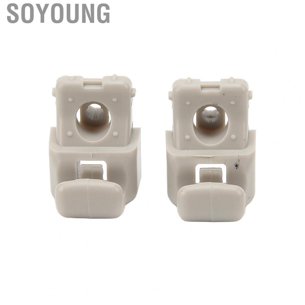 Soyoung Sun Visor  Left Right ABS 1130993‑00‑A Hook 2Pcs Standard Design for Maintenance