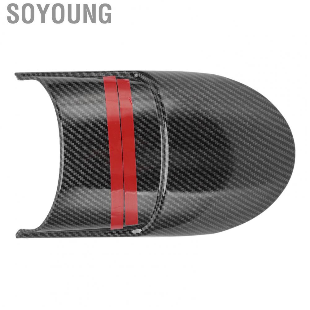 Soyoung Front Wheel Mudguard Extension  Front Mudguard Rear  Temperature Resistant Carbon Fiber Style  for Motorcycle