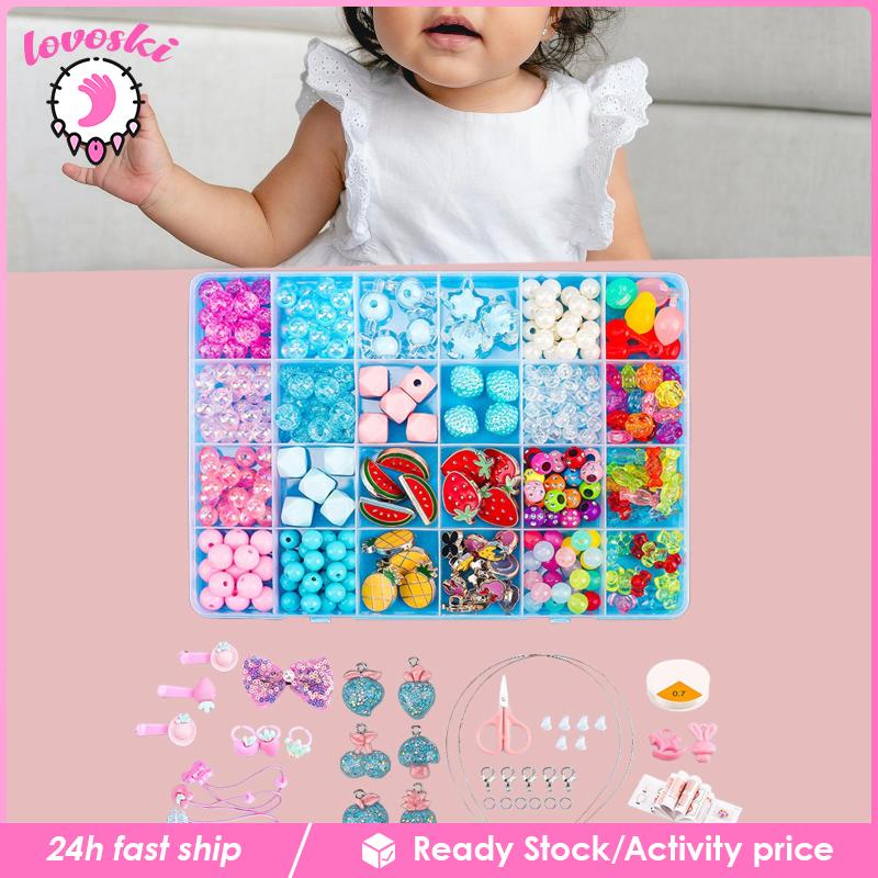 Bộ Hạt Xâu Chuỗi Nhiều Màu Sắc Dành Cho Trẻ Em