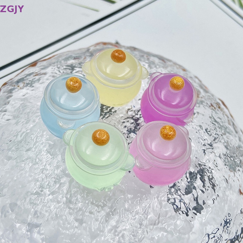 Mô Hình Bình Sữa Mini Bằng Nhựa Phát Quang Độc Đáo Cho Bé Mới