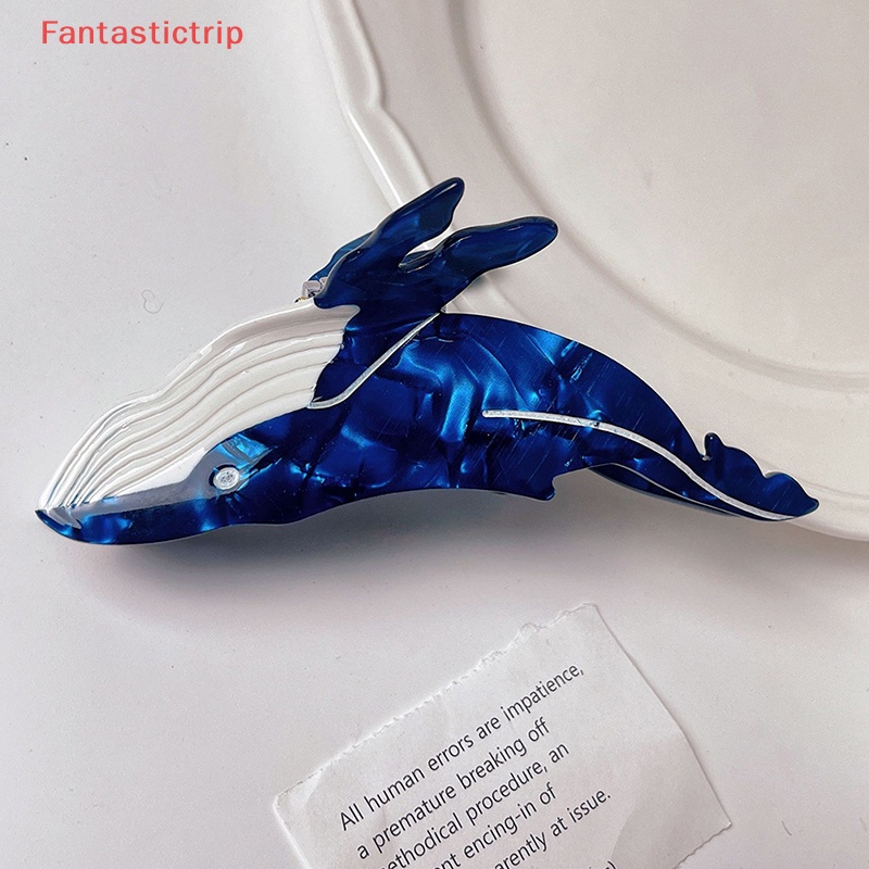 Kẹp Tóc Hình Cá Voi Xanh Thời Trang Cho Nữ