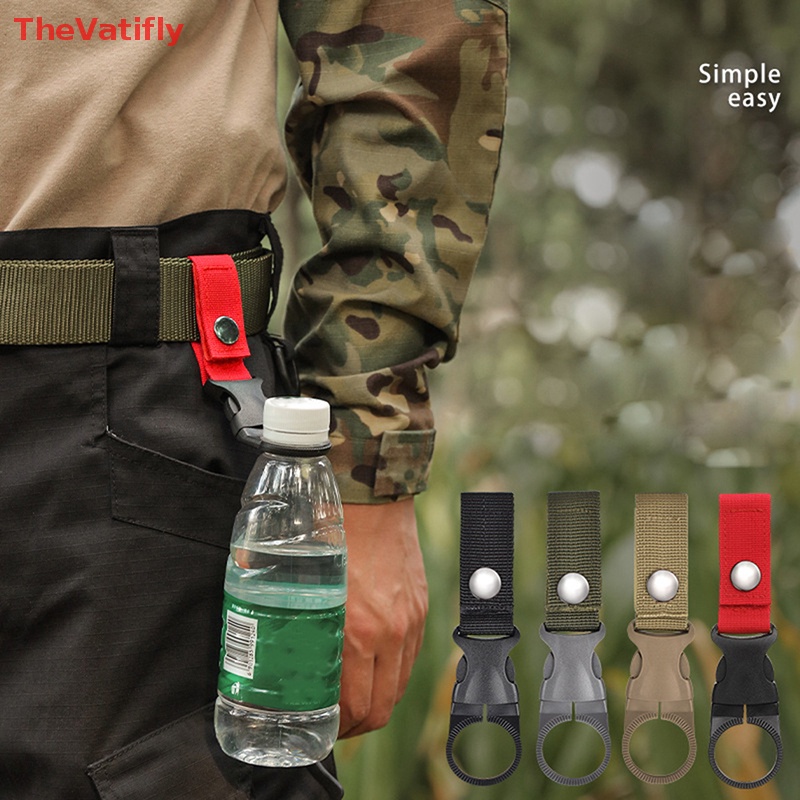 [Thevalifly] Móc Khóa Treo Chai Nước Bằng Nylon Dùng Khi Leo Núi Ngoài Trời