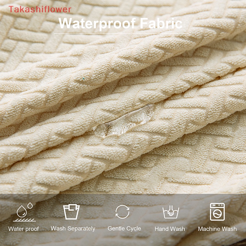 Vỏ Bọc Ghế Ngồi Màu Trơn Chống Thấm Nước Có Thể Tháo Rời Và Giặt Rửa Tiện Dụng