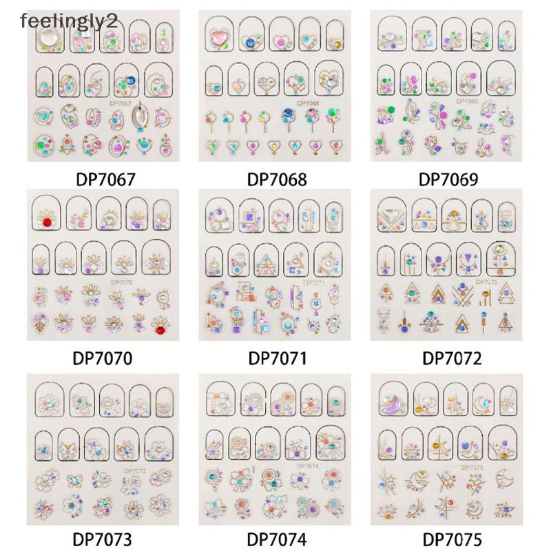 Đinh Tán Đính Đá 3D Trang Trí Móng Tay Nghệ Thuật
