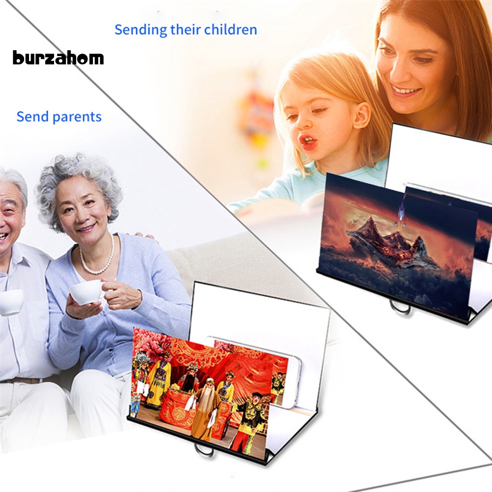 Giá Đỡ Phóng To Màn Hình 3D 8inch Có Thể Gấp Gọn Tiện Dụng