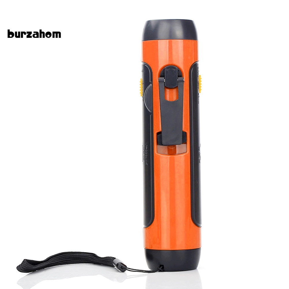 Đèn Pin LED Kiêm Đài Radio Khẩn Cấp USB Đa Năng