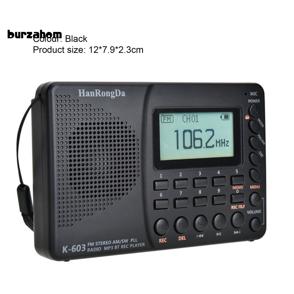 Radio K-603 Kết Nối Bluetooth 5.0 Đa Năng Cho Mọi Lứa Tuổi