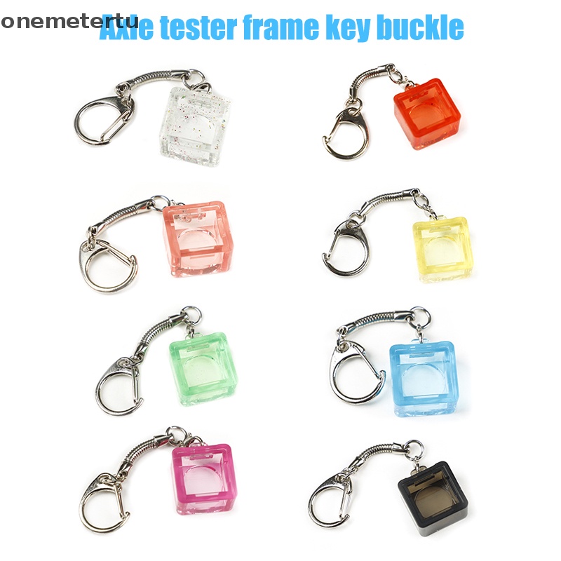 Onemetertu Dụng Cụ Kiểm Tra Công Tắc Chìa Khóa Khung Nhấn Đơn Trong Mờ Không Thấm Nước Có Móc Khóa Cảm Biến Bàn Phím EN