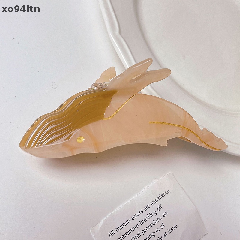 Kẹp Tóc Càng Cua Hình Cá Voi Xanh Dương Phổ Biến Cho Nữ