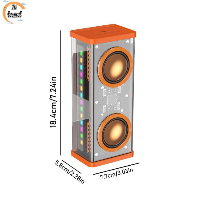 Loa Bluetooth Không Dây Âm Thanh Siêu Trầm Có Đèn Led 3d