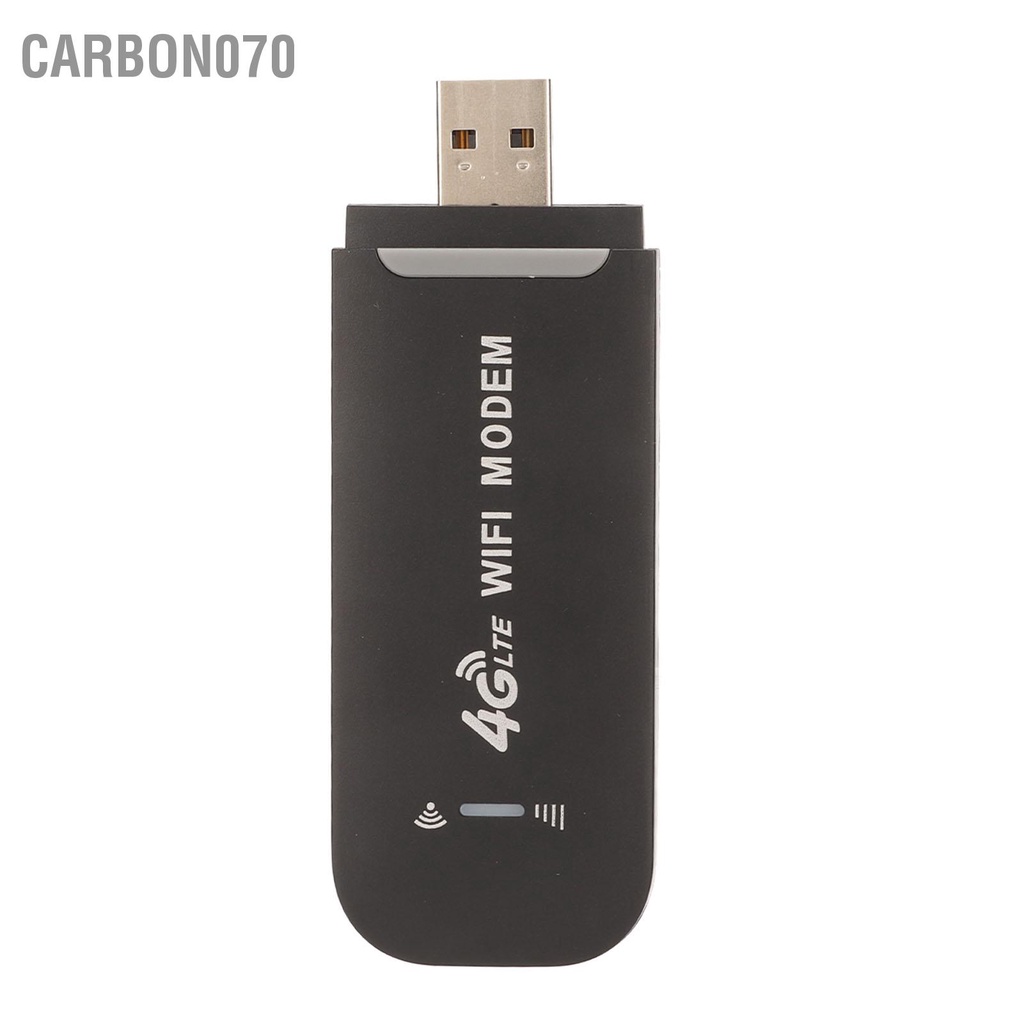 Carbon070 4G LTE USB Router WiFi 150Mbps Hỗ Trợ 10 Người Dùng Di Động Modem Wifi Cho Máy Tính Bảng laptop Đen