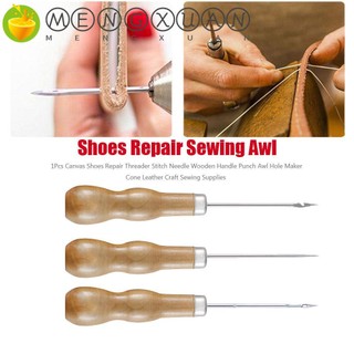 Dụng cụ kim cán gỗ hỗ trợ may giày dép / canvas diy