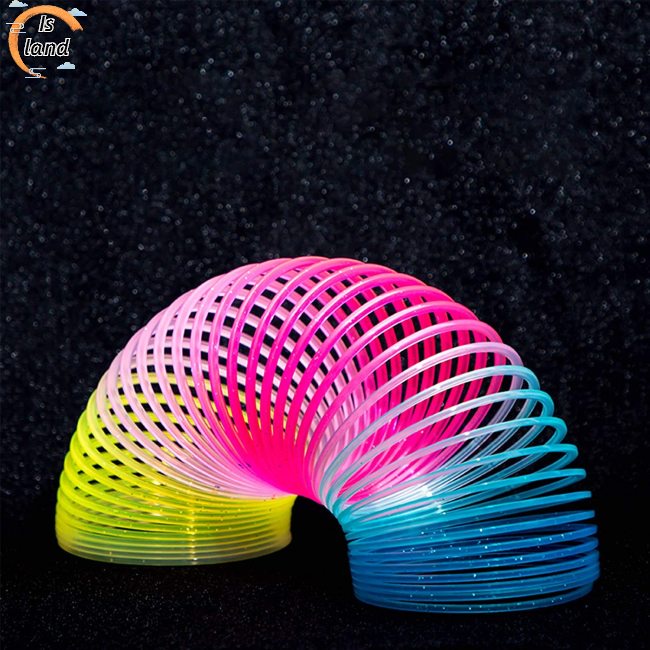 [IS] Đồ Chơi Vòng Lò Xo Ma Thuật Nhiều Màu Sắc Phù Hợp Với Mùa Xuân Nóng Bỏng Cho Bé