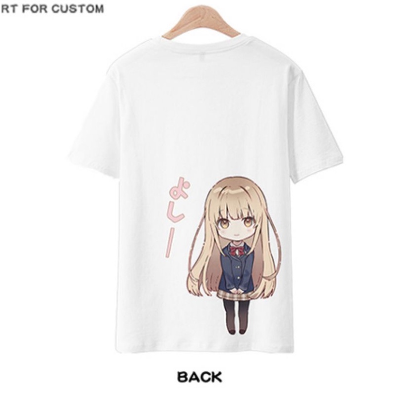 Ellen Áo Thun Tay Ngắn In Hình Anime The Angel Next Door Spoils Me Rotten Phong Cách Harajuku