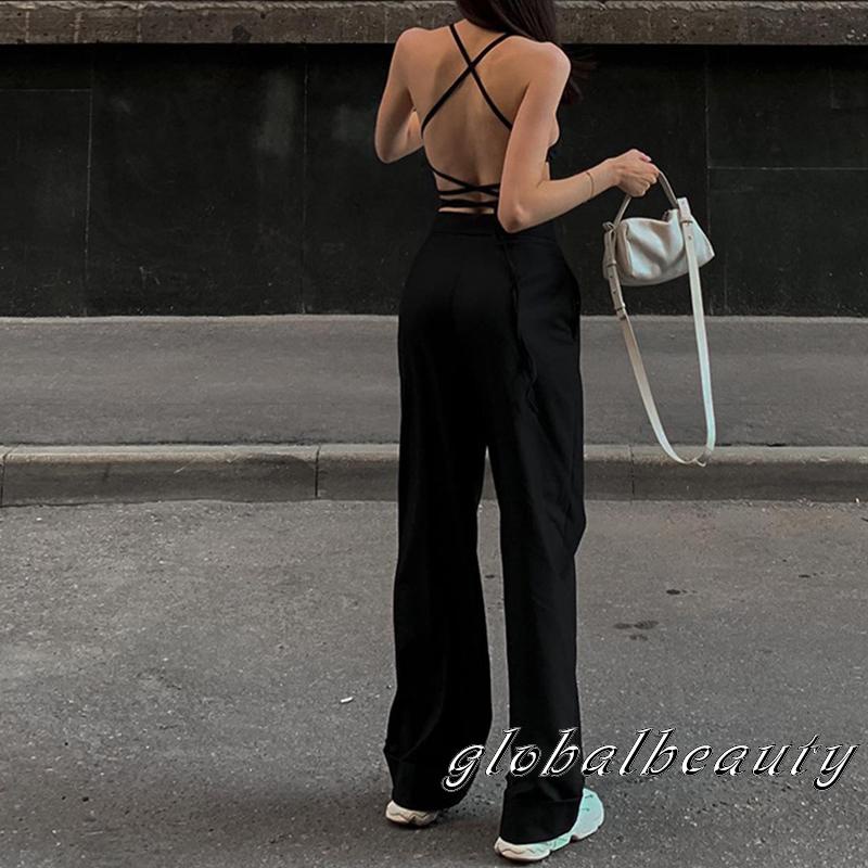 Áo Hai Dây Cổ Chữ V Màu Sắc Thời Trang Mùa Hè Gợi Cảm Cho Nữ