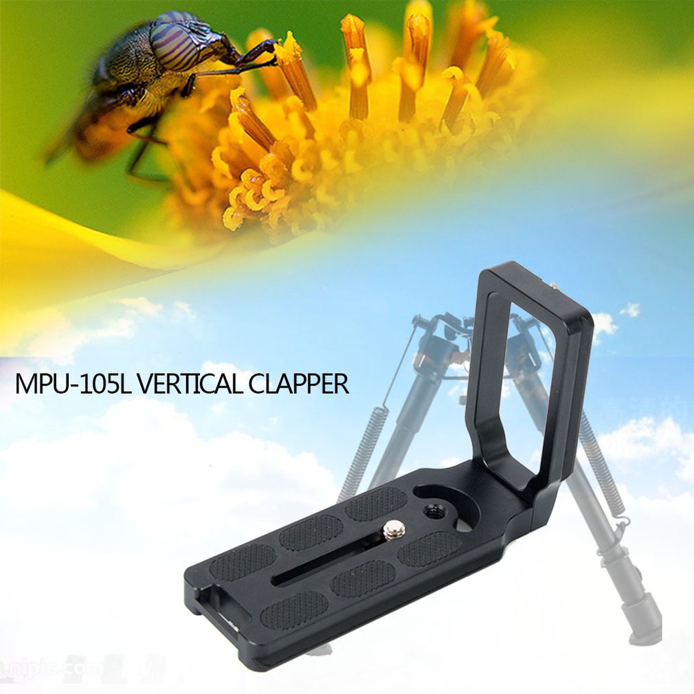 Durable Use Universal Mpu-105 Quick Release L Plate Bracket For Canon Nikon D800 D700 D7000 D5100 D3100 D90 Dslr Camera [Q/1]