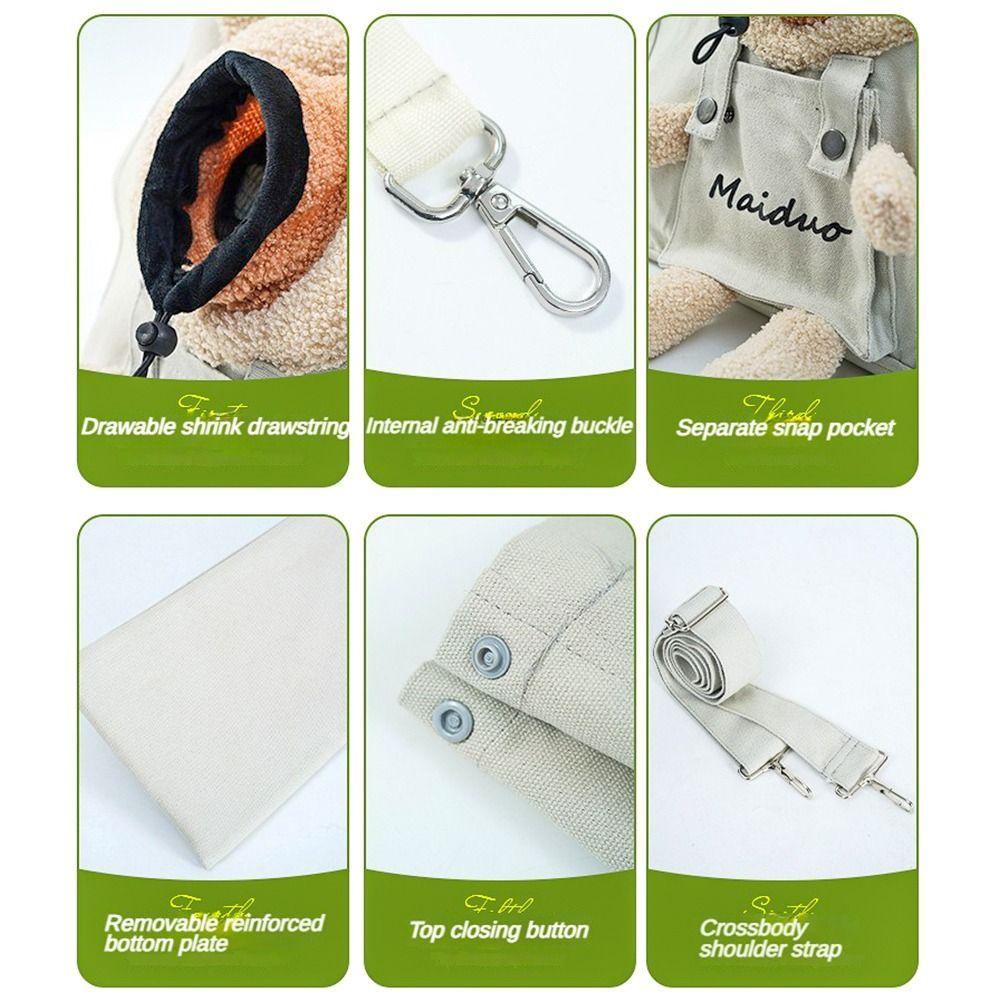 Jane Túi vải Hình Sư Tử Knapsack Cho Cún Cưng