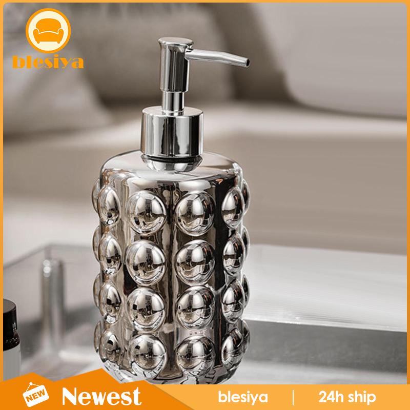 Bình Đựng Xà Phòng Rửa Tay Bằng Gốm Dung Tích 350ml Kèm Vòi Bơm Tiện Dụng