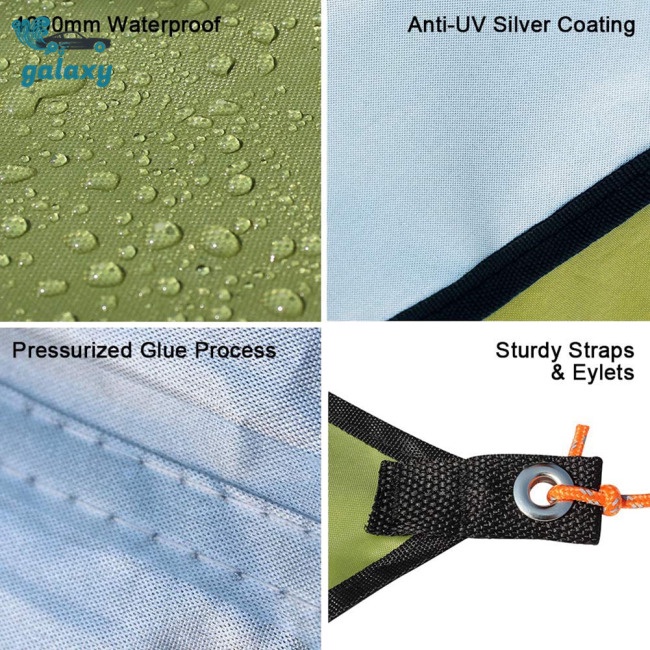 Galaxy Tấm Bạt Che Nắng / Tia Uv / Nước Bằng Vải Oxford Chống Nước Cho Hoạt Động Ngoài Trời