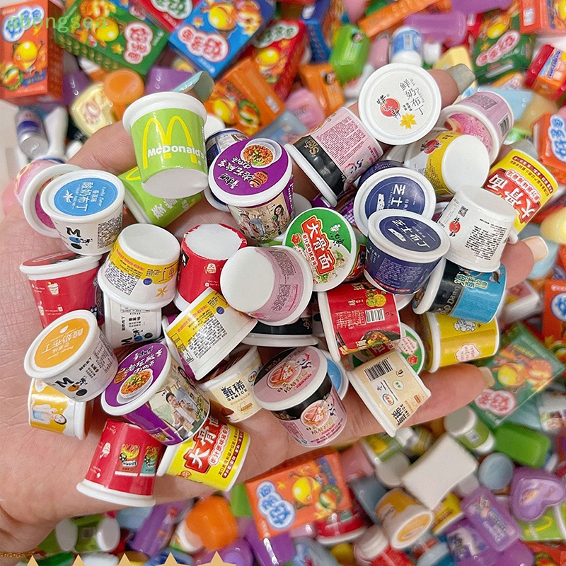 Set 5 Phụ Kiện Trang Trí Ốp Điện Thoại Hình Lọ Hoa Bằng Nhựa Resin DIY