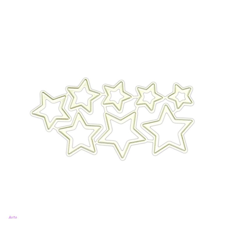 Khuôn Cắt Giấy Làm Từ Kim Loại Hình Ngôi Sao AOTO Trang Trí Scrapbook
