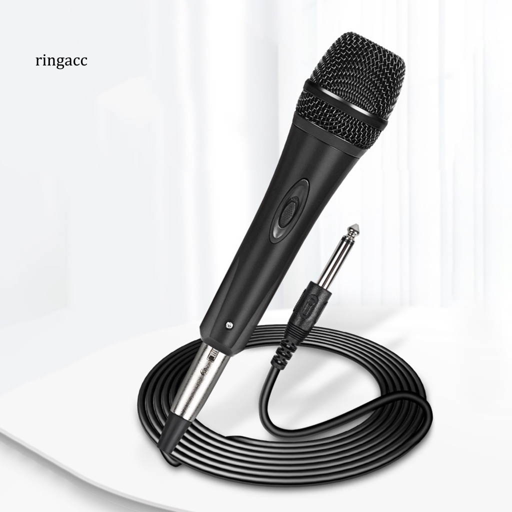 Micro Âm Thanh Cầm Tay Độ Nhạy Cao Không Gây Tiếng Ồn Cổng 6.5mm Tiện Dụng Cho Gia Đình