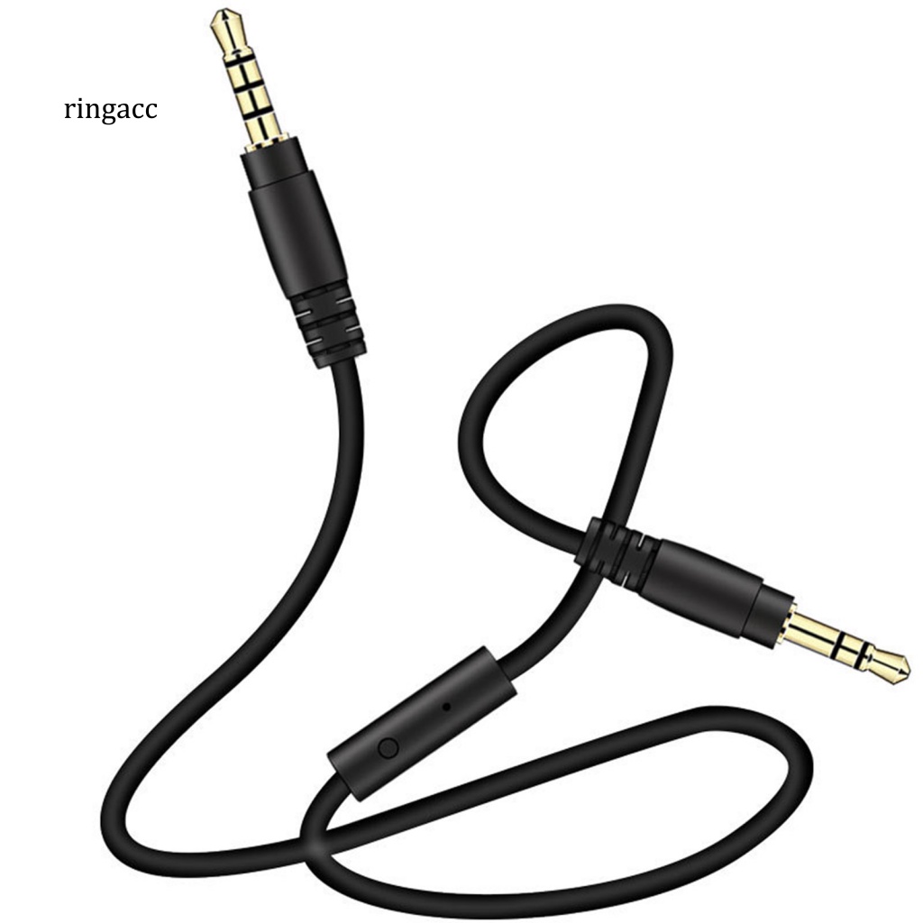 Dây Cáp Âm Thanh AUX Chuyển Đổi Từ Đầu Cắm 3.5mm Sang Cổng Cắm 3.5mm Chống Nhiễu Cho Xe Hơi