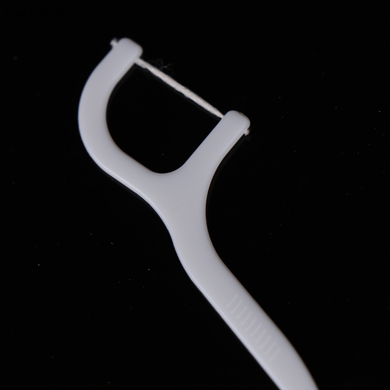 100 cái dùng một lần Flosser nha khoa kẽ răng bàn chải đánh răng làm sạch răng VN
