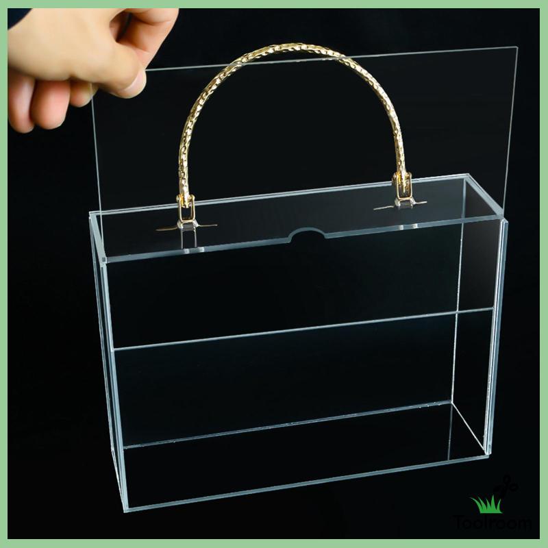 Hộp Đựng Hoa Bằng Acrylic Trong Suốt Kích Thước Lớn
