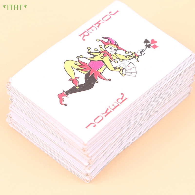 Móc Khóa Hình Lá Bài Poker Mini Sáng Tạo Cho Nam Và Nữ Mới