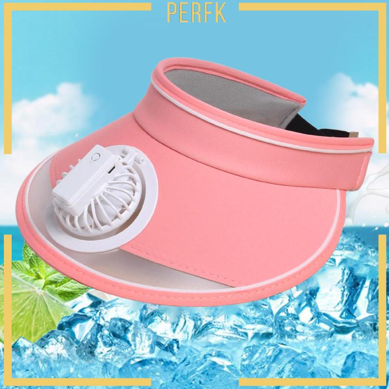 Mũ Lưỡi Trai Có Quạt Mini Thời Trang Đi Biển Cho Nam Và Nữ