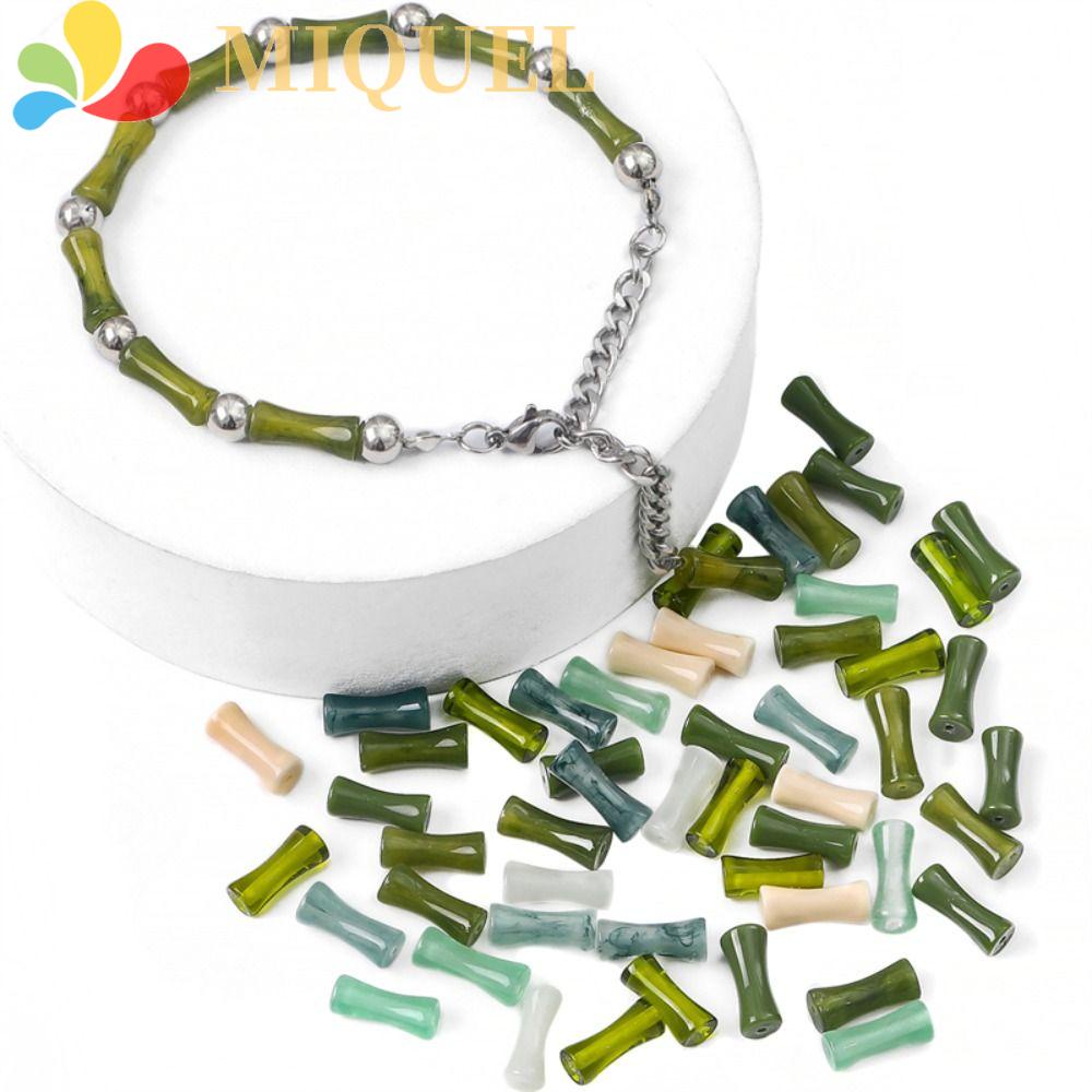 Hạt Tre Trong Suốt Hình Khớp Nối Vòng cổ / Bông Tai Không Phai Màu