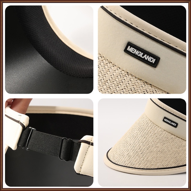 Nón Cói Rộng Vành Hở Chóp Thoáng Khí Thời Trang Đi Biển Cho Nữ