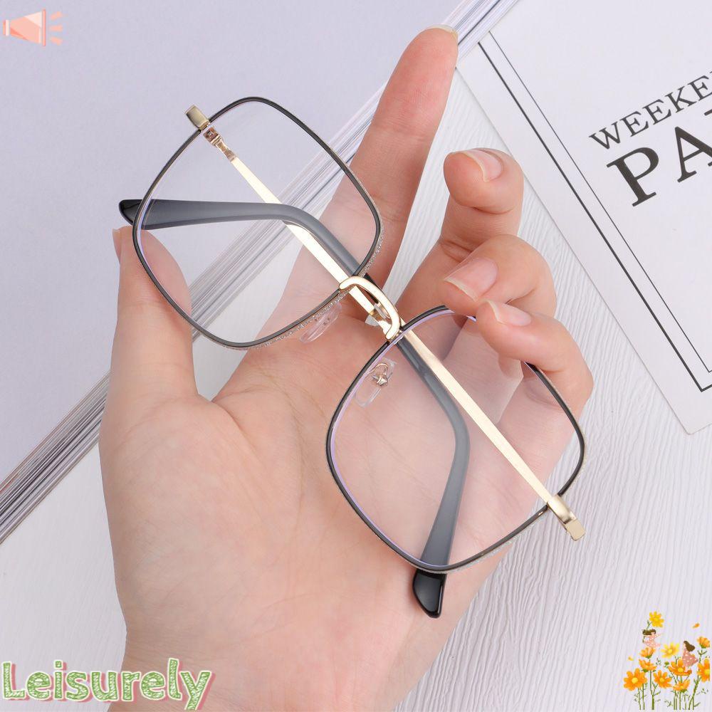 Kính Mát Gọng Vuông Chống Tia Sáng Xanh Phong Cách Vintage Thời Trang