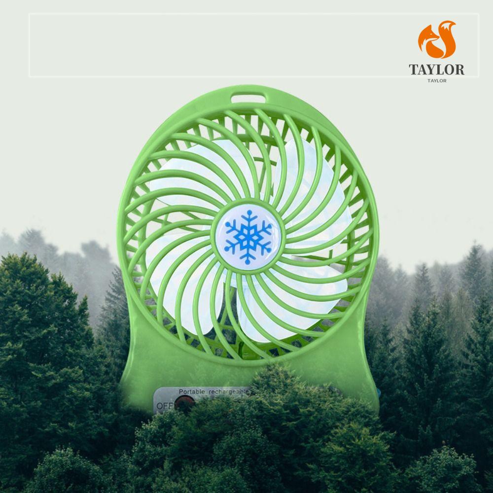 Quạt Cầm Tay Mini Hình Bông Tuyết TAYLOR1 Ba Tốc Độ Gió USB Đa Năng Dành Cho Học Sinh