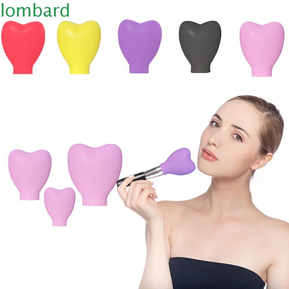 Bộ 3 Hộp Đựng Cọ Trang Điểm Trái Tim Có Thể Tái Sử Dụng Ốp