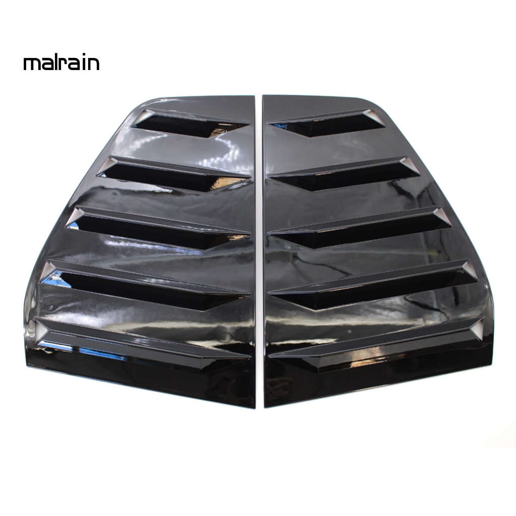 Set 2 Tấm Chắn Cửa Sổ Phía Sau Màu Đen Bóng Cho VW Golf 6 2010-2014