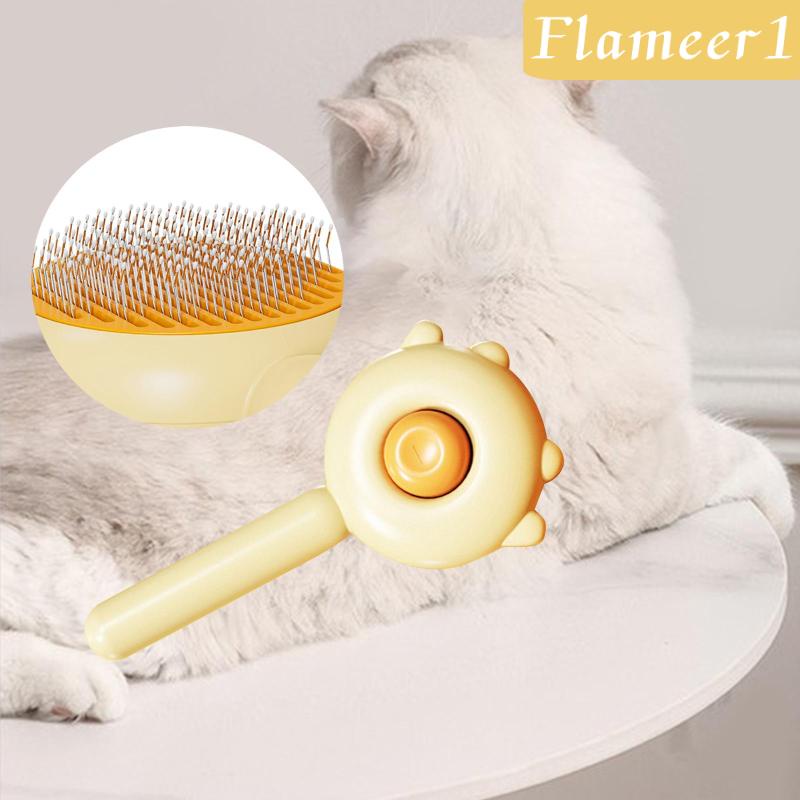 [Flameameer1] Lược Chải Lông Mèo Nhỏ Gọn Bền Và Khử Muối Cho Mèo Vừa Và Nhỏ