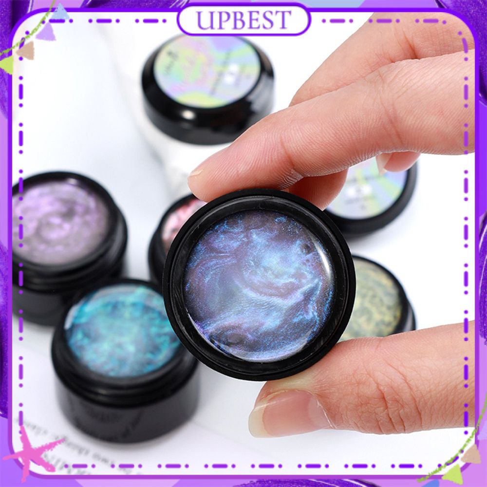 ♕Monja Nail Art Aurora màu không dính mở rộng tay dính khắc định hình UV LED phototherapy sơn móng tay Gel manciure cho cửa hàng móng tay 5 màu sắc upbest
