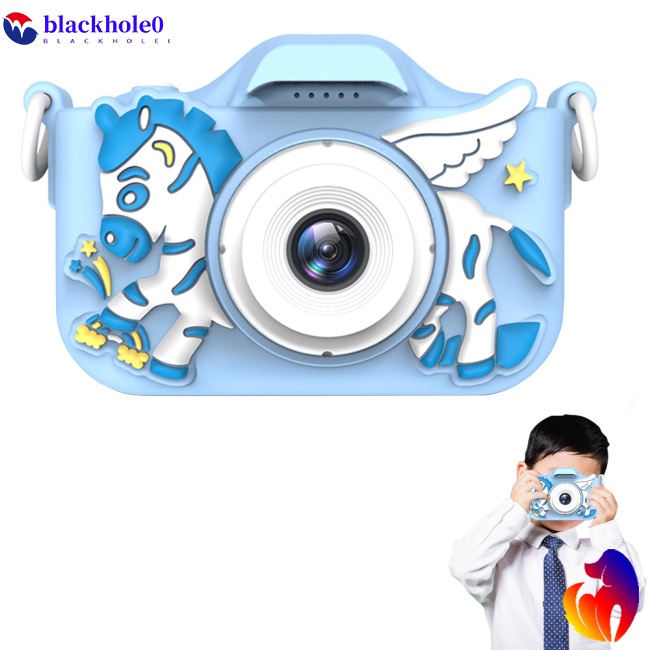 Máy Ảnh Kỹ Thuật Số 2.0ips Mini Họa Tiết Hoạt Hình Dễ Thương Cho Bé