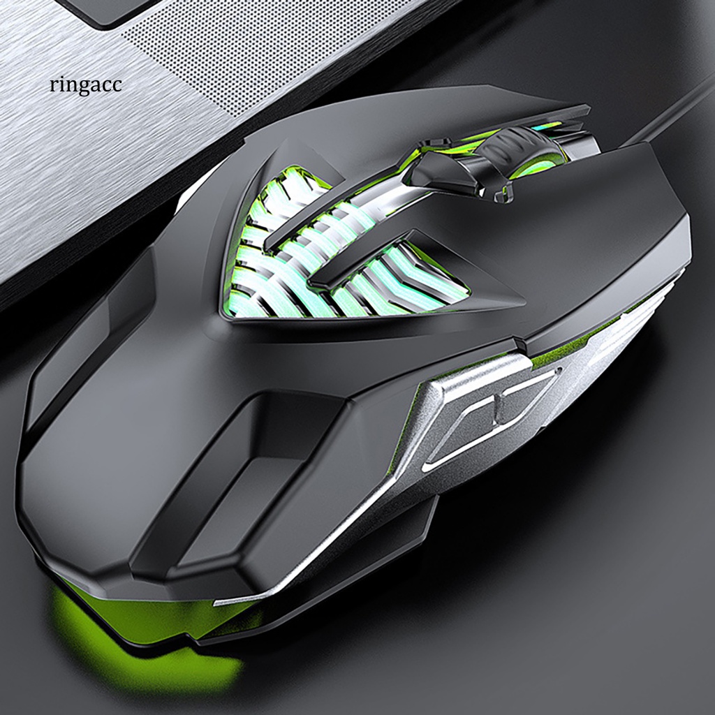 Chuột Chơi Game RGA Q1 Có Dây Chống Sốc RGB 3600DPI USB Esports Chất Lượng Cao