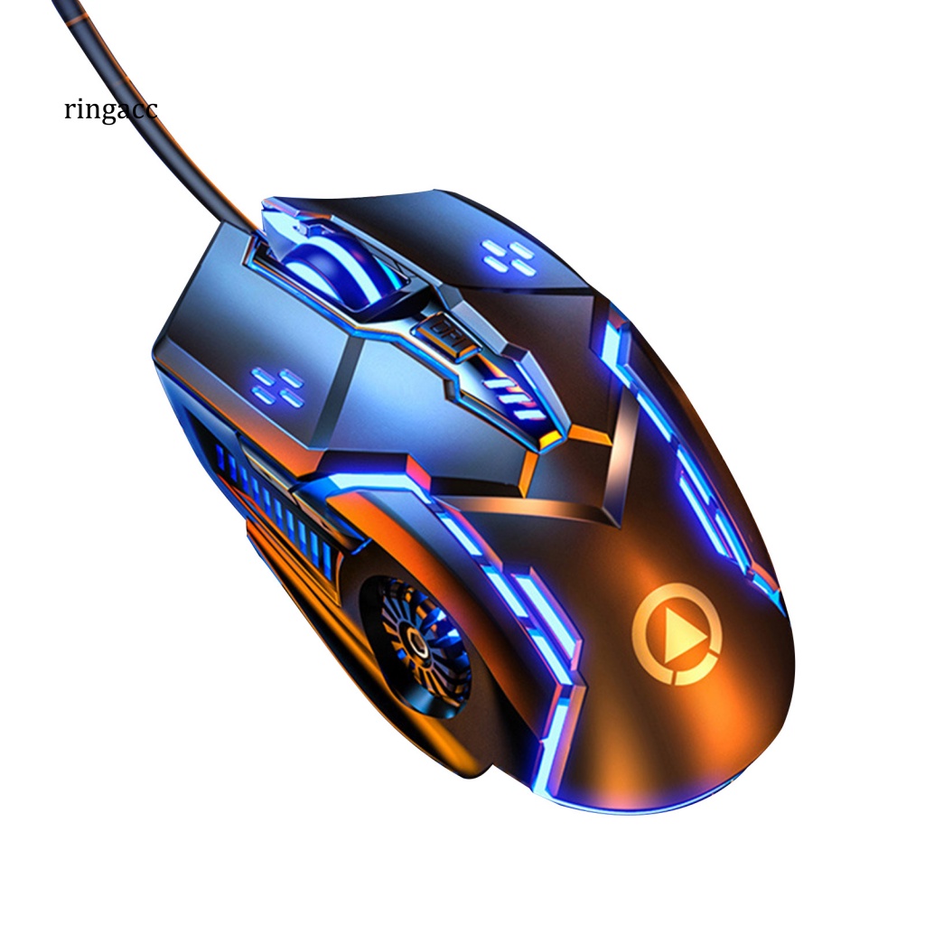 Chuột Máy Tính Có Dây RGA G5 RGB 3200DPI Cổng USB Dùng Cho Laptop