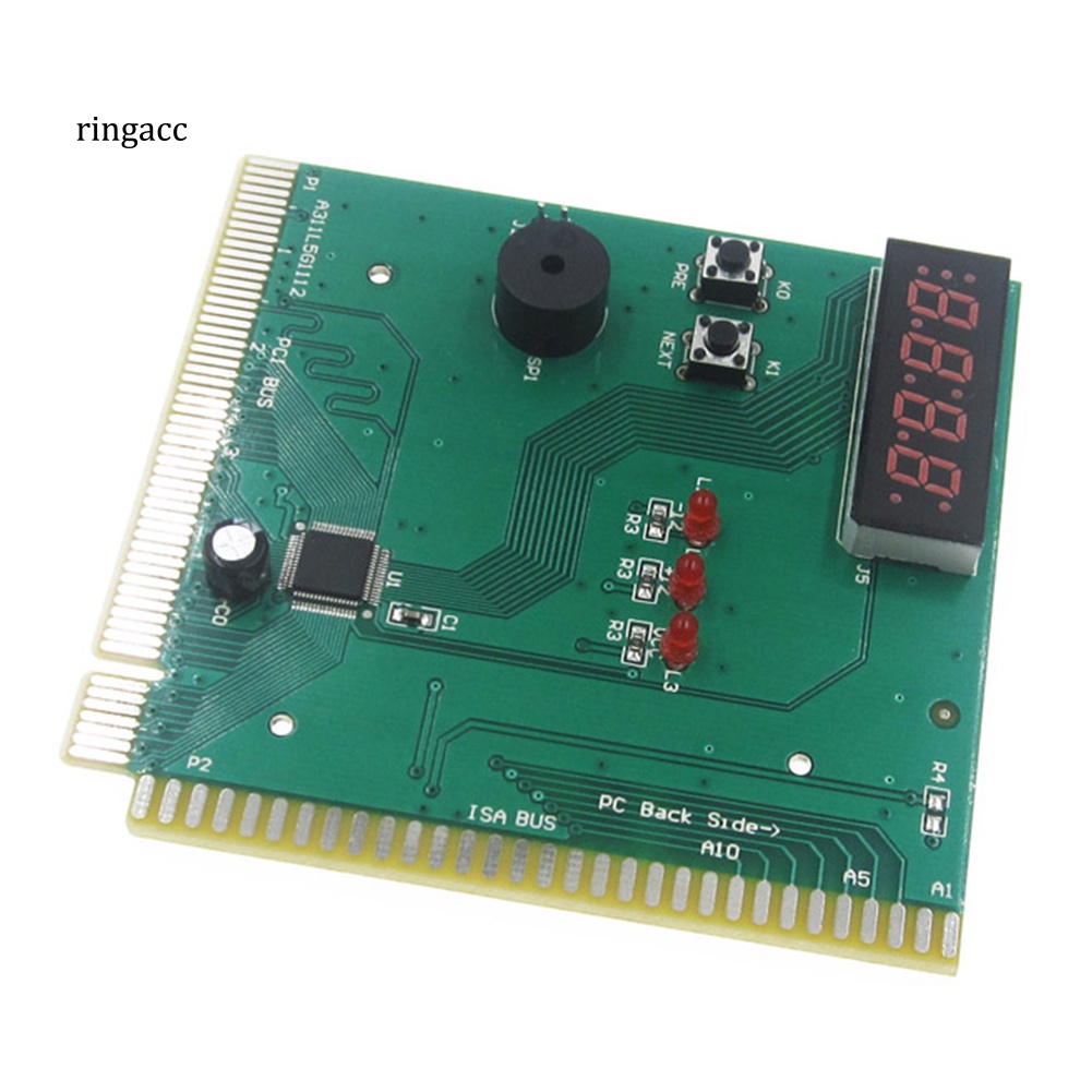 Thẻ Kiểm Tra Chẩn Đoán Bo Mạch Chủ PCI ISA 4 Chữ Số