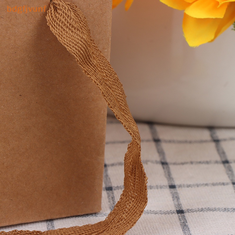 Túi Giấy Kraft Hình Vuông Đựng Hoa Cưới / Sinh Nhật
