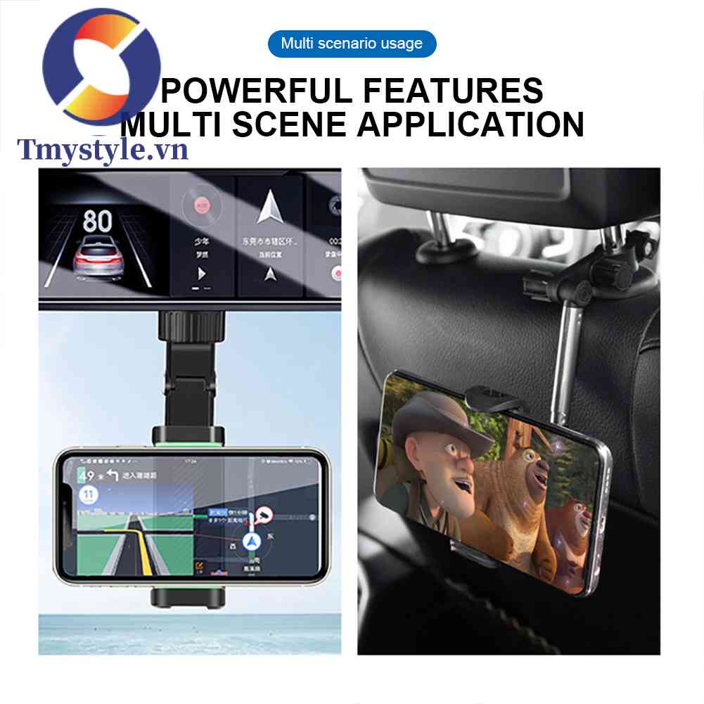Giá Đỡ Điện Thoại Gắn Kính Chiếu Hậu Xe Hơi Tiện Lợi